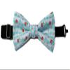 EmilyRose Couture Floral Bow Ties (Blue Rosie Lane, Medium-6-12 Year Olds) view 3