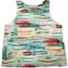 Isaac Morris Lips Print Tank Top (XX-Large, Multicolor) view 2