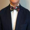 EmilyRose Couture Floral Bow Ties (Neon Midnight Flower, Large) view 4