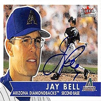AUTOGRAPH WAREHOUSE 248068 Jay Bell Autographed Baseball Card - Arizona Diamondbacks 2001 Fleer Tradition - No. 62