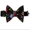 EmilyRose Couture Floral Bow Ties (Neon Midnight Flower, Medium-6-12 Year Olds) view 3