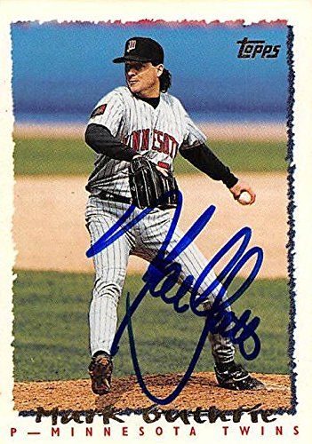 AUTOGRAPH WAREHOUSE 245333 Mark Guthrie Autographed Baseball Card - Minnesota Twins 1995 Topps - No. 553