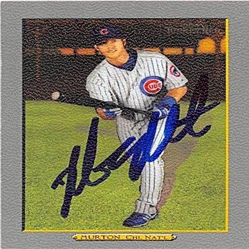 Sports Memorabilia Autograph Warehouse 245893 Matt Murton Autographed Baseball Card - Chicago Cubs 2006 Topps Turkey Red - No. 490