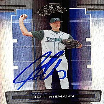 Sports Memorabilia Autograph Warehouse 247812 Jeff Neimann Autographed Baseball Card - Tampa Rays 2005 Donruss Absolute - No. 96