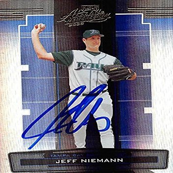 Sports Memorabilia Autograph Warehouse 247812 Jeff Neimann Autographed Baseball Card - Tampa Rays 2005 Donruss Absolute - No. 96