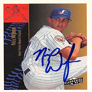 Sports Memorabilia Autograph Warehouse 244864 Neil Weber Autographed Baseball Card - Montreal Expos, FT 1994 Fleer Excel - No. 229