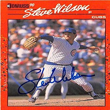 AUTOGRAPH WAREHOUSE 248843 Steve Wilson Autographed Baseball Card - Chicago Cubs 1990 Donruss - No. 394