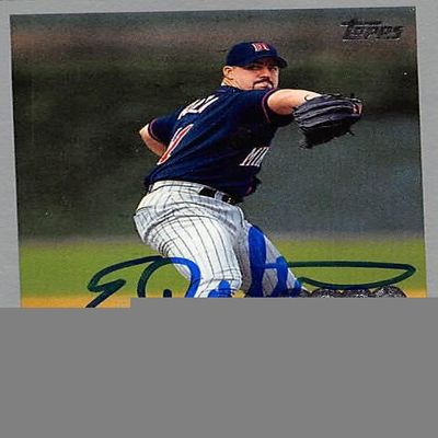 AUTOGRAPH WAREHOUSE 246144 Eric Milton Autographed Baseball Card - Minnesota Twins 2000 Topps Opening Day - No. 153