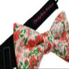 EmilyRose Couture Floral Bow Ties (Pink Garden, Medium-6-12 Year Olds) view 2