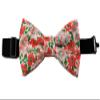 EmilyRose Couture Floral Bow Ties (Pink Garden, Medium-6-12 Year Olds) view 3