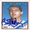 Sports Memorabilia Autograph Warehouse 247645 Bob Tewksbury Autographed Baseball Card - Chicago Cubs 1988 Topps - No. 593 view 1