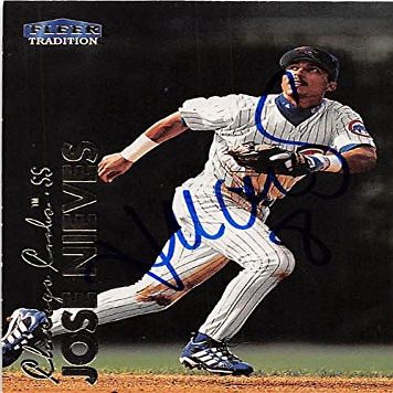 Sports Memorabilia Autograph Warehouse 248631 Jose Nieves Autographed Baseball Card - Chicago Cubs 1999 Fleer Ultra - No. U120