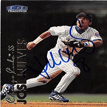 Sports Memorabilia Autograph Warehouse 248631 Jose Nieves Autographed Baseball Card - Chicago Cubs 1999 Fleer Ultra - No. U120