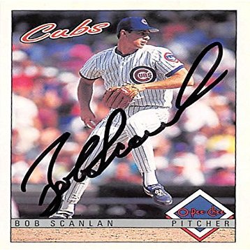 Sports Memorabilia Autograph Warehouse 248622 Bob Scanlan Autographed Baseball Card - Chicago Cubs 1993 O Pee Chee - No. 325