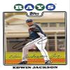 Sports Memorabilia Autograph Warehouse 247755 Edwin Jackson Autographed Baseball Card - Tampa Rays 2008 Topps - No. 354 view 1