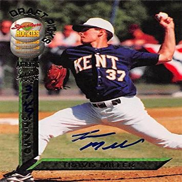 Sports Memorabilia Autograph Warehouse 248886 Travis Miller Autographed Baseball Card - Minnesota Twins 1994 Signature Rookies - No. 32
