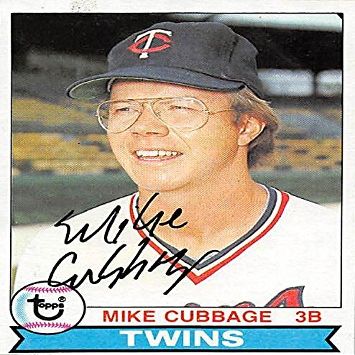 Sports Memorabilia Autograph Warehouse 245189 Mike Cubbage Autographed Baseball Card - Minnesota Twins 1979 Topps - No. 362