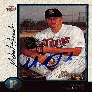 Sports Memorabilia Autograph Warehouse 245776 Mike Lincoln Autographed Baseball Card - Minnesota Twins 1998 Bowman - No. 347 Rookie
