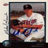 Sports Memorabilia Autograph Warehouse 245776 Mike Lincoln Autographed Baseball Card - Minnesota Twins 1998 Bowman - No. 347 Rookie view 1