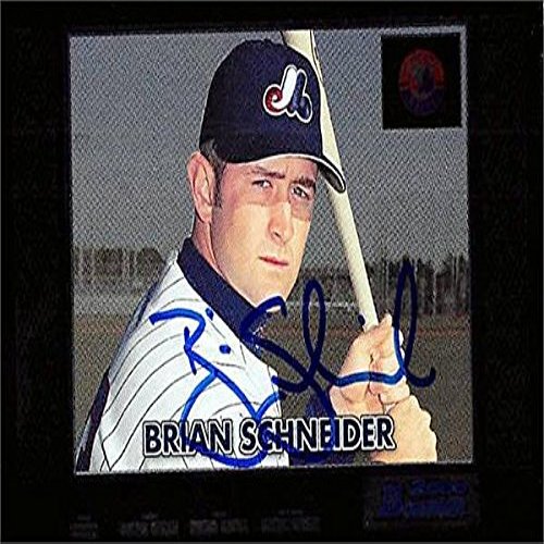 Sports Memorabilia Autograph Warehouse 244940 Brian Schneider Autographed Baseball Card - Montreal Expos, FT 2000 Bowman Chrome - No. 277