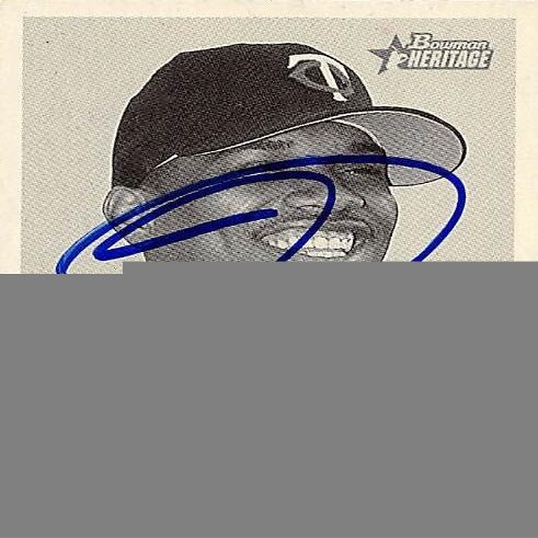 Sports Memorabilia Autograph Warehouse 245756 Jacque Jones Autographed Baseball Card - Minnesota Twins 2001 Bowman Heritage - No. 123