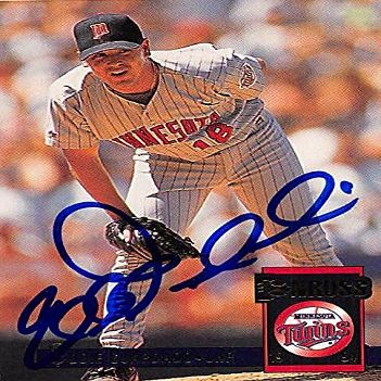 Sports Memorabilia Autograph Warehouse 245340 Eddie Guardado Autographed Baseball Card - Minnesota Twins 1994 Donruss - No. 139