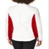 G-III NHL New Jersey Devils Women's Grand Slam Full Zip Jacket, Small, White view 3