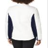 G-III NHL Vancouver Canucks Women's Grand Slam Full Zip Jacket, Large, White view 3