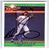 Sports Memorabilia Autograph Warehouse 246028 Derrick May Autographed Baseball Card - Chicago Cubs 1992 Donruss - No. 70 The Rookies view 1