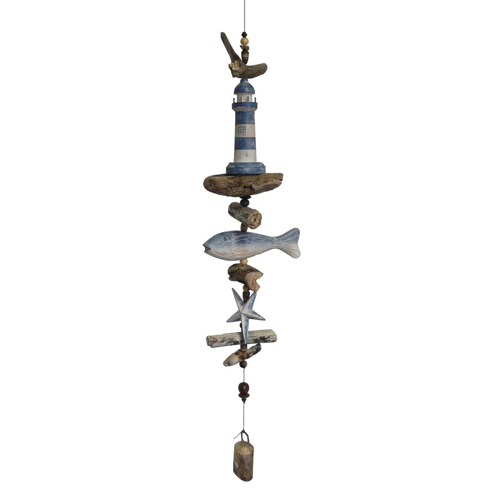 Lighthouse Cohasset Bell w/ Fish & Star