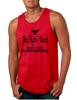 ALLNTRENDS Men's Tank Top The Night Watch Security Agency Gift Cool Top (2XL, Red) view 1