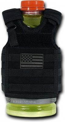 Rapiddominance Men' DLX Tactical Mini Vest, USA Flag, Black, One Size