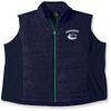 G-III NHL Vancouver Canucks Women's Wing Back Vest, Small, Navy view 1