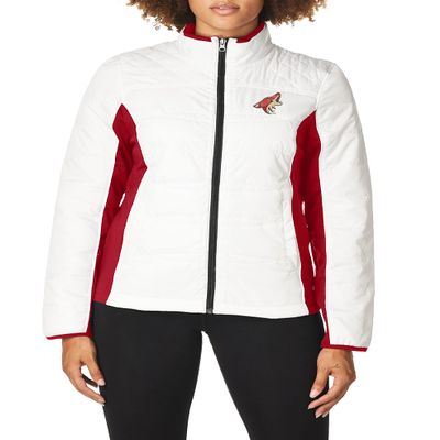 G-III Women's Grand Slam Full Zip Jacket, White, XX-Large