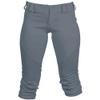 3N2 Women's Softball Pants NuFit Knickers - Inch Belt Loops (Charcoal, XXL) view 1
