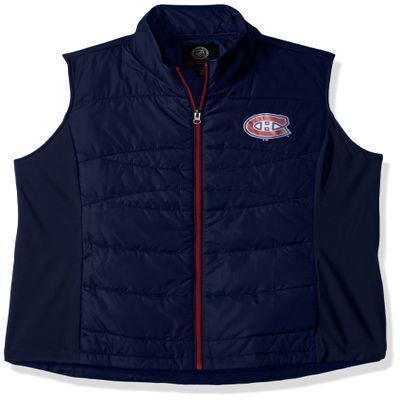 G-III NHL Montreal Canadiens Women's Wing Back Vest, XX-Large, Navy