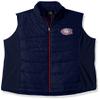 G-III NHL Montreal Canadiens Women's Wing Back Vest, XX-Large, Navy view 1