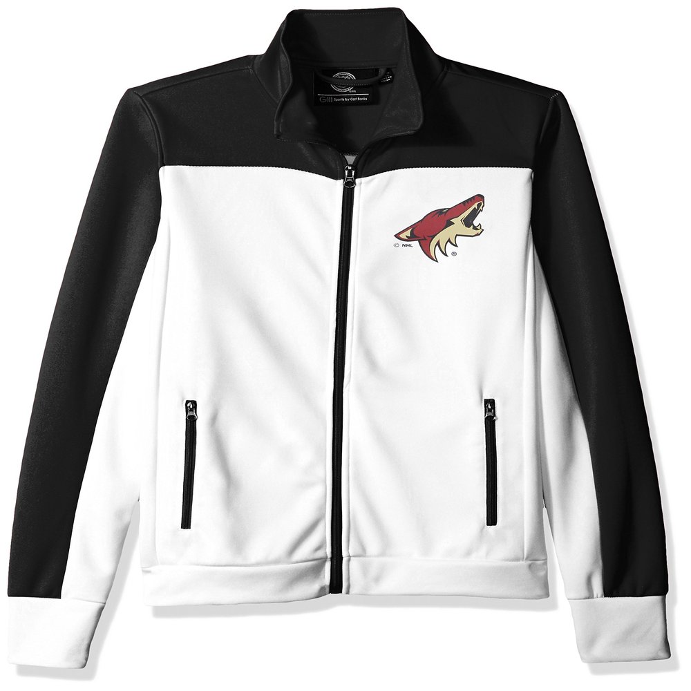 NHL Arizona Coyotes Women's Play Maker Track Jacket, Medium, White