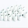 Blue Wing Olive Tungsten Beads for Fly Tying - 100 Pack (White, 4.6 mm (3/16)) view 1