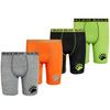 Black Bear Boys Underwear  4 Pack Long Leg Performance Compression Boxer Briefs (4-18), Size Memium (8/10), Black, Green, Grey, Orange view 1