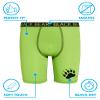 Black Bear Boys Underwear  4 Pack Long Leg Performance Compression Boxer Briefs (4-18), Size Memium (8/10), Black, Green, Grey, Orange view 2