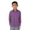Spring Notion Big Boys' Long Sleeve Dress Shirt 6 Dusty Purple view 2