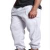 VICTORIOUS Men's Elastic Cuff Fleece Sweatpants - HILLSP - White - Large view 2