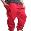 Men's Elastic Cuff Fleece Sweatpants - HILLSP - Red - 2X-Large view 4