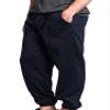 VICTORIOUS Men's Elastic Cuff Fleece Sweatpants - HILLSP - Navy - Large - GG1H view 2