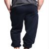 VICTORIOUS Men's Elastic Cuff Fleece Sweatpants - HILLSP - Navy - Large - GG1H view 3