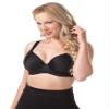 Leading Lady Women's Balconette Padded Underwire Lace Bra Bra, Black Poseidon Trim, 44D