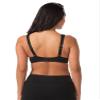 Leading Lady Women's Cool Fit Underwire Nursing Bra, Black, 40DD view 3