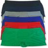 Boy's Pack of 6 Seamless Boxer Briefs Panty Sets (Solid) view 1