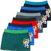 Boy's Pack of 6 Seamless Boxer Briefs Panty Sets (Anime Robots) view 1